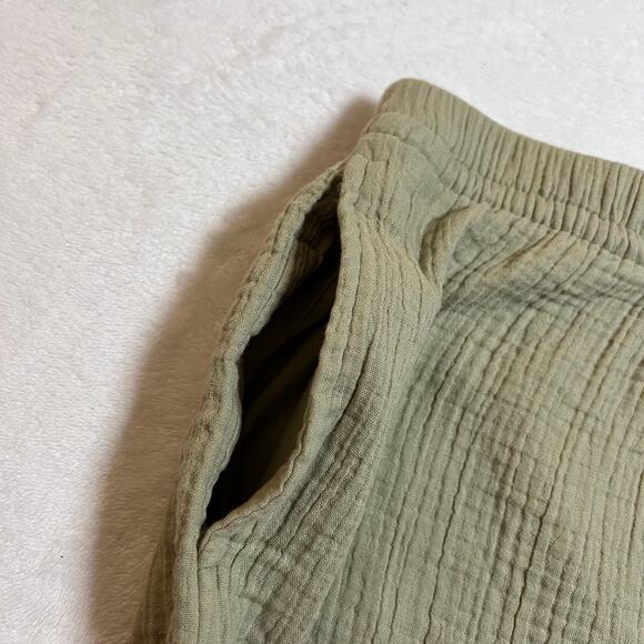 BUNDLE (2) H&M/Nautica Gauze Fabric Pull On Shorts Size X-Large *FLAW* - Picture 4 of 14